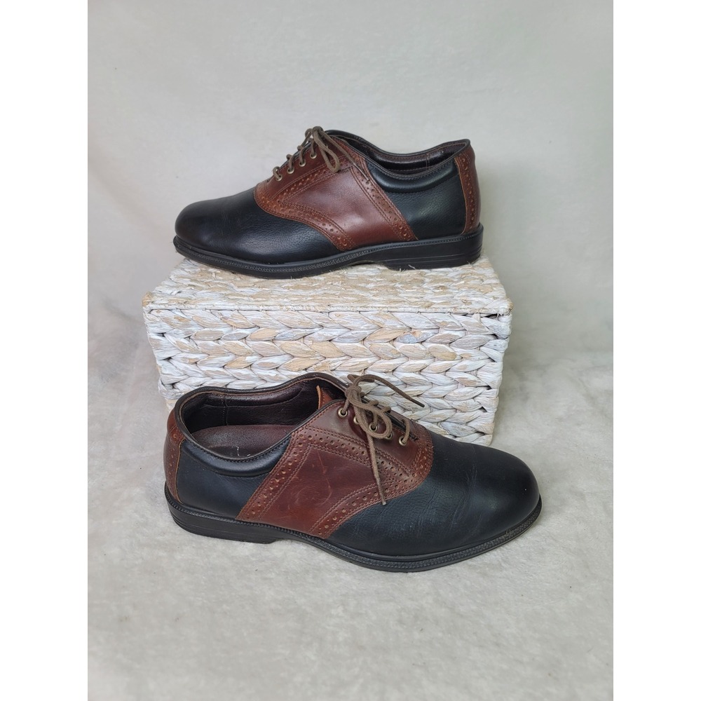 Jack Nicklaus Signature Golf by Allen Edmonds Saddle Shoes Mens 9.5 Heritage